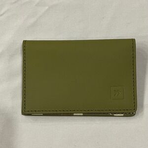 Thread‎ Scout Bifold Wallet Olive Green Checkerboard Pattern